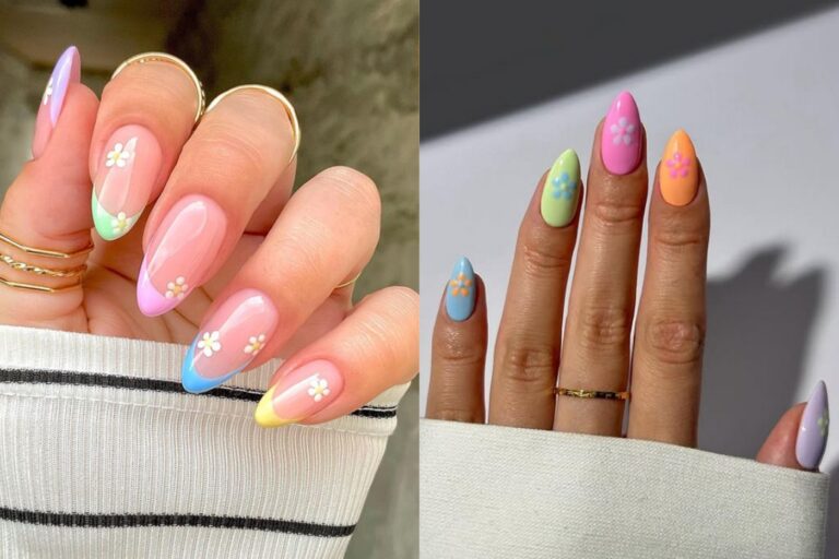 Simple spring nail art designs cute spring nails ideas acrylic gel