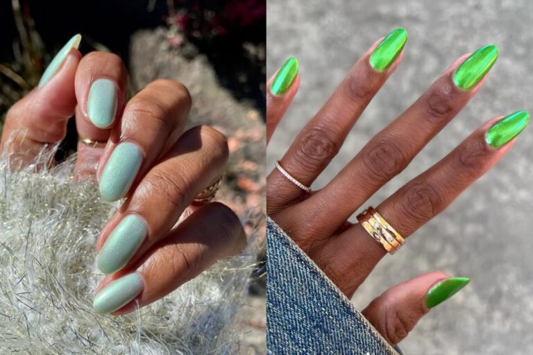 Dark light green nails emerald sage olive mint lime neon forest pastel nail art designs with design summer ideas