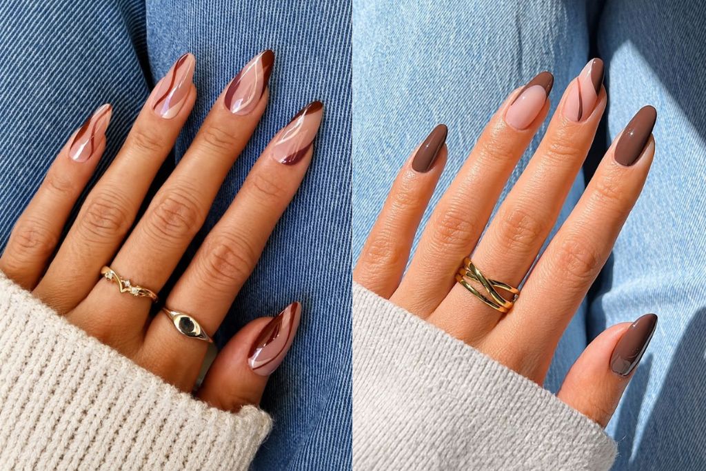 Classy autumn nails cute simple fall nail art designs with design trends ideas inspo colors